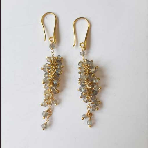 Semi Precious Stone Earrings