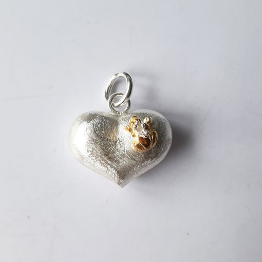 Heart with Frog Pendant