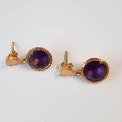 Semi Precious Stone Earrings