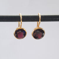 Semi Precious Stone Earrings, round