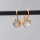 Semi Precious Stone Earrings, round