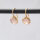 Semi Precious Stone Earrings, round