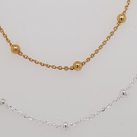 Silver Chain with Beads