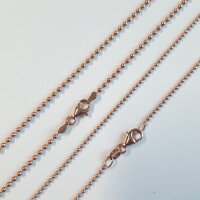 Silver Ball Chain, gold plated