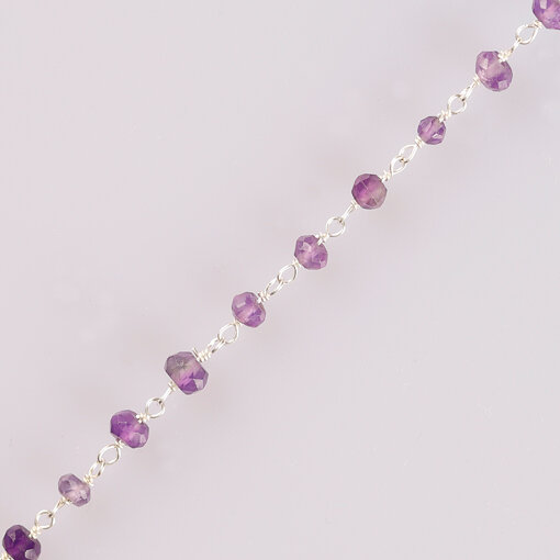 Silberkette mit Amethyst