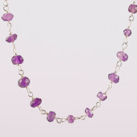 Silberkette mit Amethyst