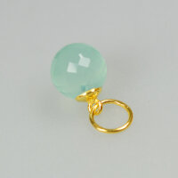 Aqua Calcedon Ball  Pendant