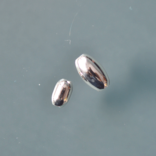 Oval Bead, Shiny