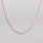 Silver Rolo Chain, diamond cut , rose
