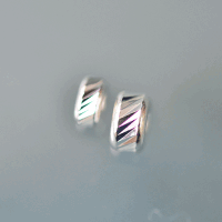 Rondell, geschliffen 3mm / 10g / ca. 220 Stück / silber