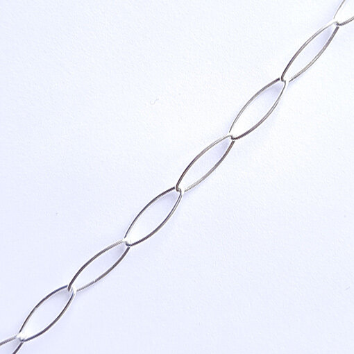 Silver Chain 13 x 5mm  / 1cm / silver