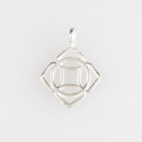 Neck Chakra 7mm / 10 pieces / silver