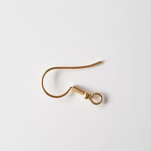 Ohrhaken 19mm / 10g / ca. 30 Stück / gold
