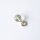 Green Amethyst Pendant 8mm / 1 piece / silver