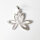 Pendant 32 x 38mm / 1 piece / silver