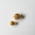 Fisch 10 x 7mm / 1 Stück / gold