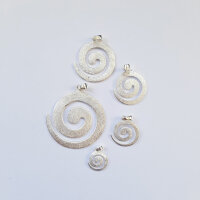Spirale 15mm / 2 Stück / silber