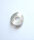 Kreis 10 x 8mm / 10 Stück / silber