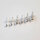 Stud Earrings 4mm / 5 pair / silver