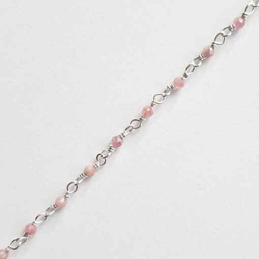 Silver Chain with Tourmaline