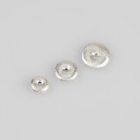 Donut 6mm / 5g / ca. 17 Stück / silber