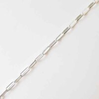 Silberkette 6,5 x 2,5mm / 1cm / silber
