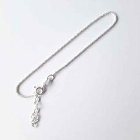 Armkettchen 16+3cm / 3 Stück /  silber