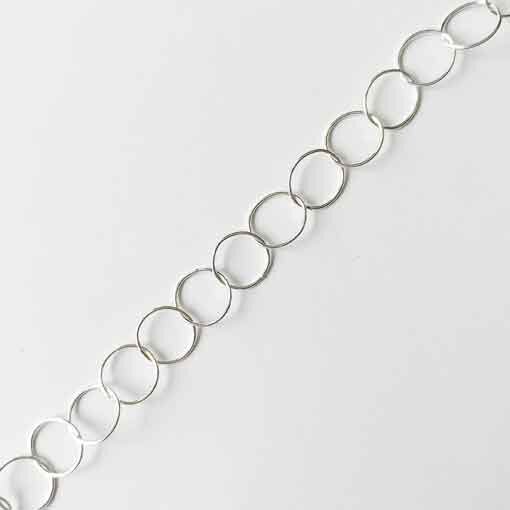 Silberkette 10mm / 1cm / silber