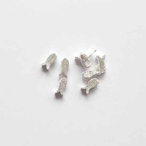 Fish 6,5 x 4mm / 10g / approx. 26 pieces / silver