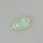 Aqua Calcedon 18 x 15mm / 1 piece / silver