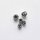 Perle 3 x 3mm / 10g / ca. 65 Stück / silber