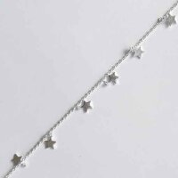 Silberkette 6mm / 1 cm / silber