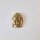 Buddhakopf 21 x 16mm / 1 Stück / gold
