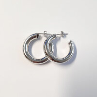 Creole 23mm / 1 Paar / silber