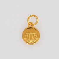 Scheibe mit Lotus
