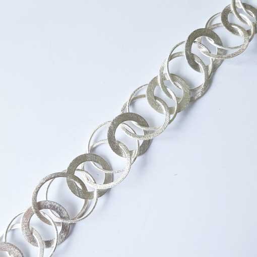 Silver Chain by the meter 23mm / 1cm / silver