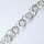 Silver Chain by the meter 23mm / 1cm / silver