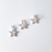 Open Star Charm