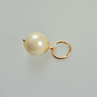 Süßwasserperle 8mm / 3 Stück / rosé