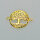 Modul Lebensbaum 13mm / 5 Stück / gold