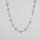 Silver Chain with Tanzanite