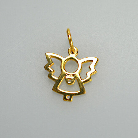 Engel 12mm / 3 Stück / gold