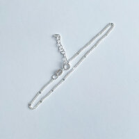 Armkettchen 16+3cm / 3 Stück /  silber