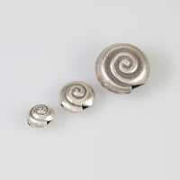 Schnecke 8mm / 10 Stück / silber