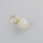 Moonstone Pendant 12mm / 3 pieces / gold