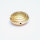 Schnecke 4mm / 20 Stück / gold