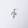 15 x 8mm / 10 pieces / silver