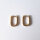 Creole 14 x 11mm / 1 Paar / gold