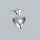 Heart with Crown Pendant