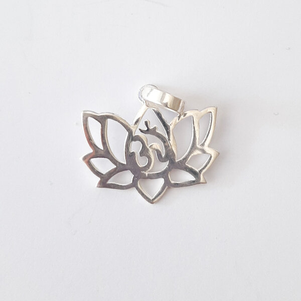 Lotus with Om Pendant